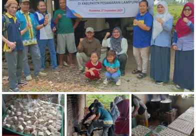 Tim Dosen Teknik Mesin Unila Kembangkan Kompor Oli Bekas untuk UMKM Tahu Pak Sang Sang di Pesawaran